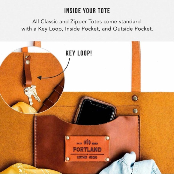 Portland Leather Goods Tote - Picture 5 of 6
